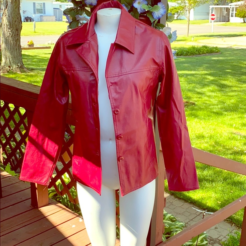 Vintage pleather  jacket